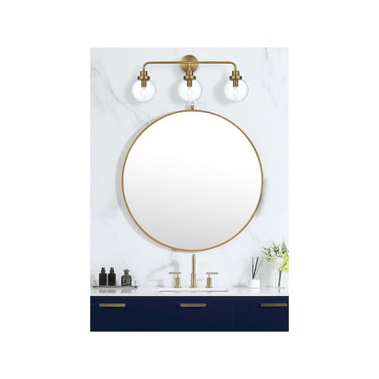 Hanson 28 inch Wall Sconce in Satin Gold