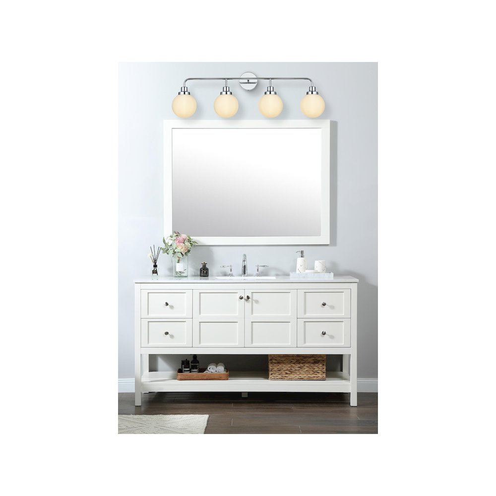 Hanson 37 inch Wall Sconce in Chrome