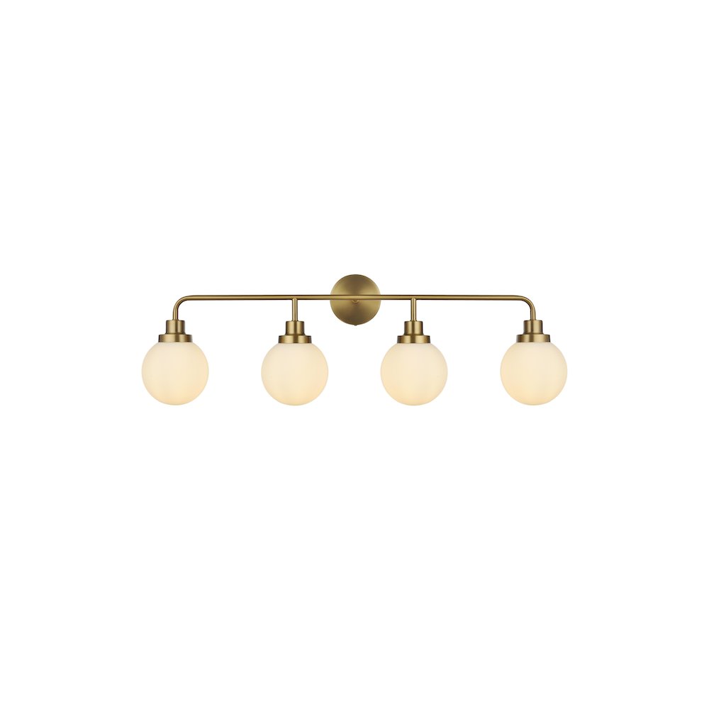 Hanson 37 inch Wall Sconce in Satin Gold