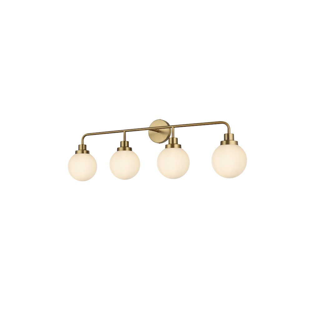 Hanson 37 inch Wall Sconce in Satin Gold