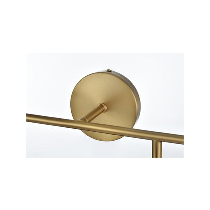 Hanson 37 inch Wall Sconce in Satin Gold