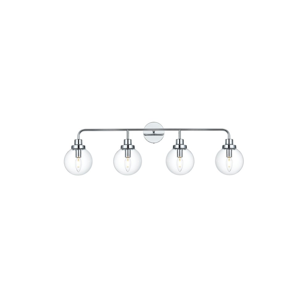 Hanson 37 inch Wall Sconce in Chrome