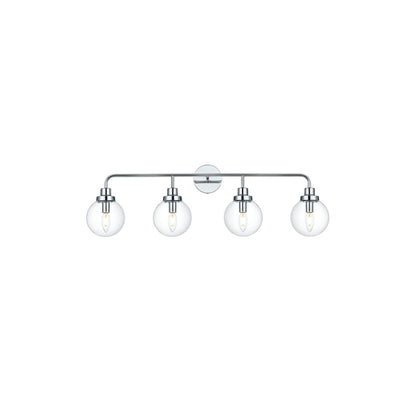 Hanson 37 inch Wall Sconce in Chrome
