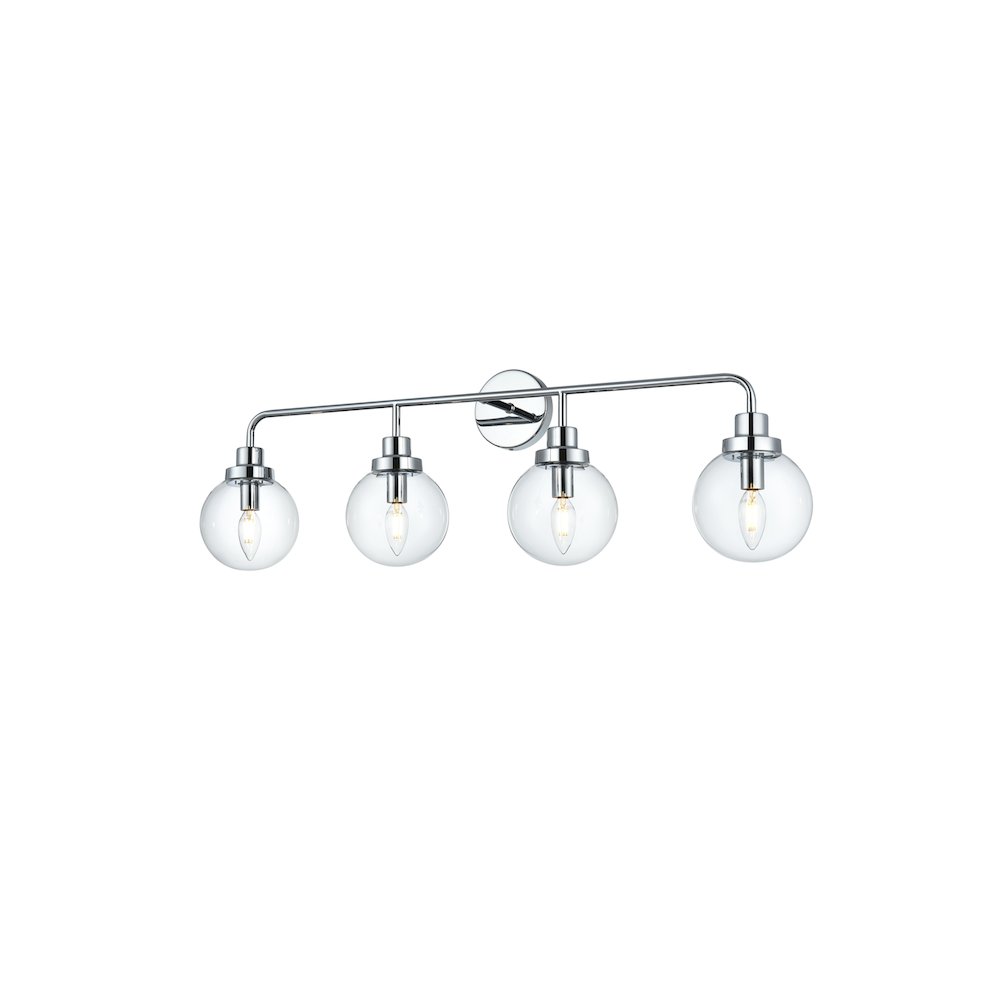 Hanson 37 inch Wall Sconce in Chrome