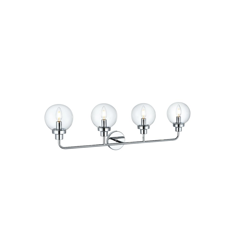 Hanson 37 inch Wall Sconce in Chrome