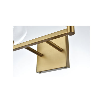 Eero 16 inch Wall Sconce in Satin Gold