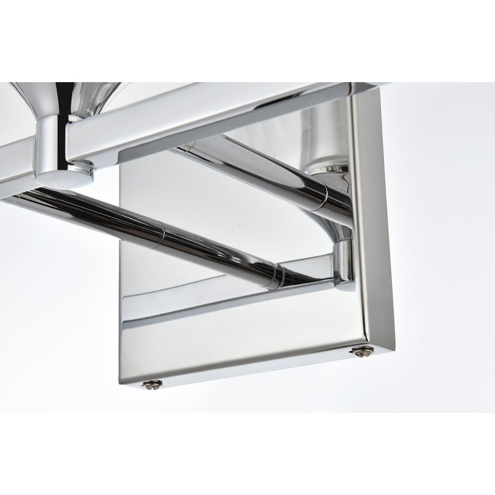 Foster 3 light Chrome and Clear Bath Sconce