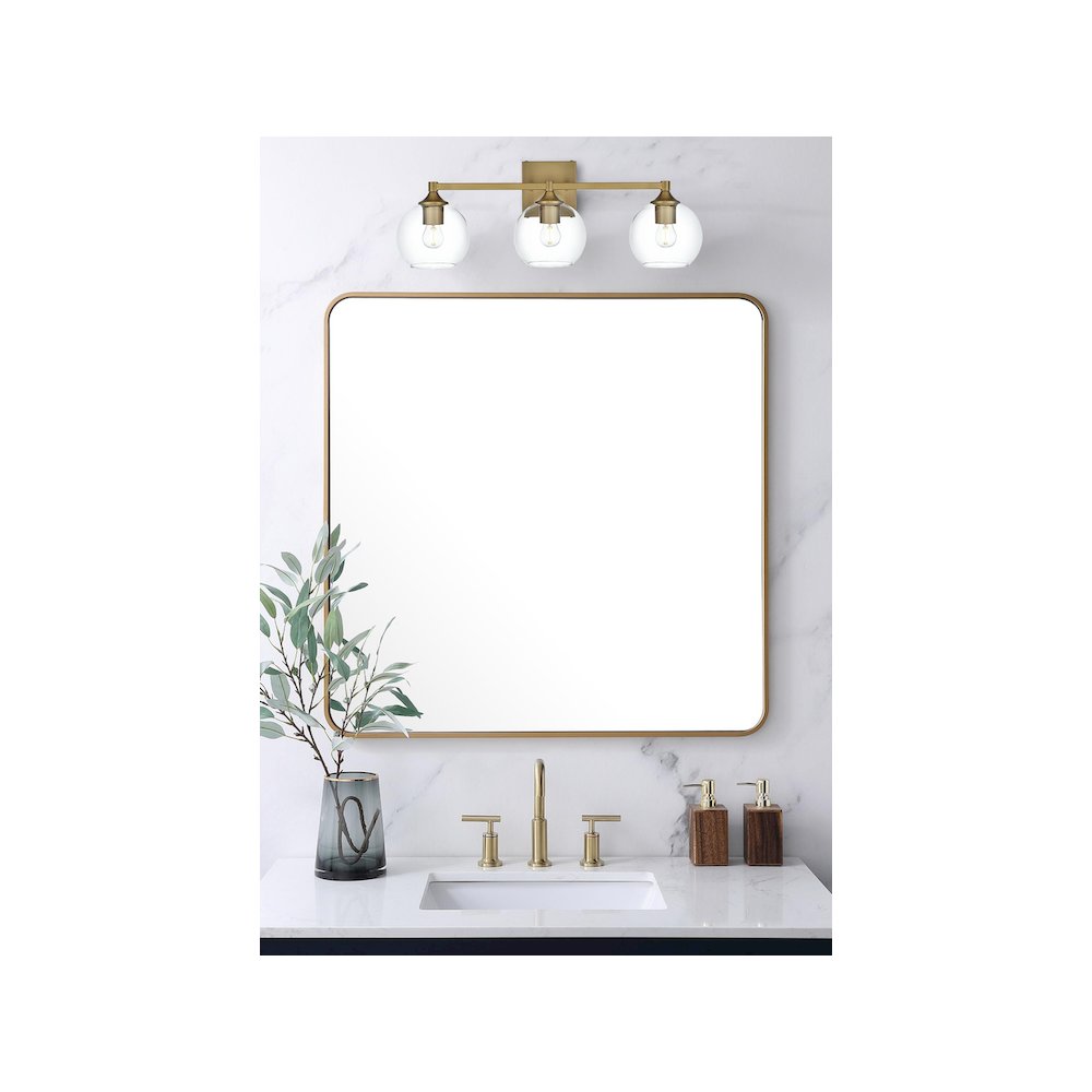Eero 25 inch Wall Sconce in Satin Gold