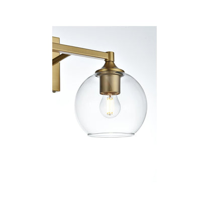 Eero 25 inch Wall Sconce in Satin Gold