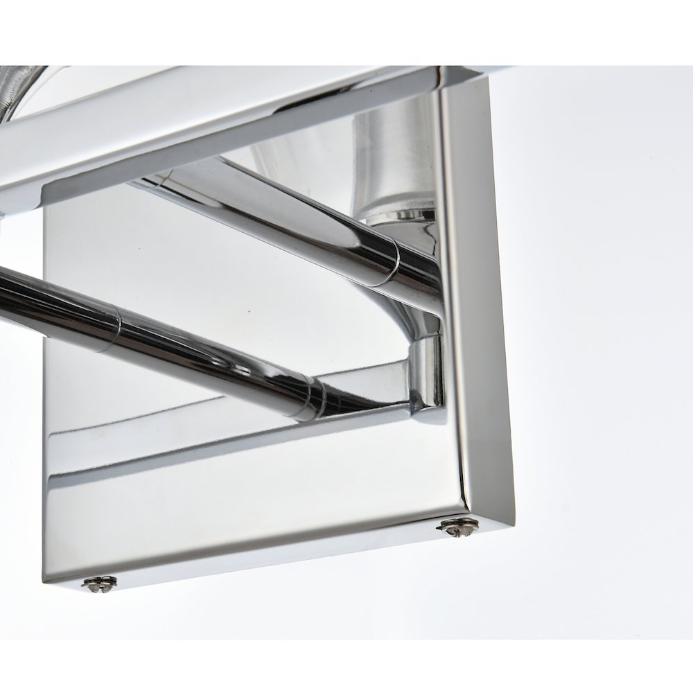 Foster 4 light Chrome and Clear Bath Sconce