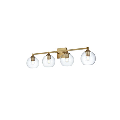 Eero 33 inch Wall Sconce in Satin Gold