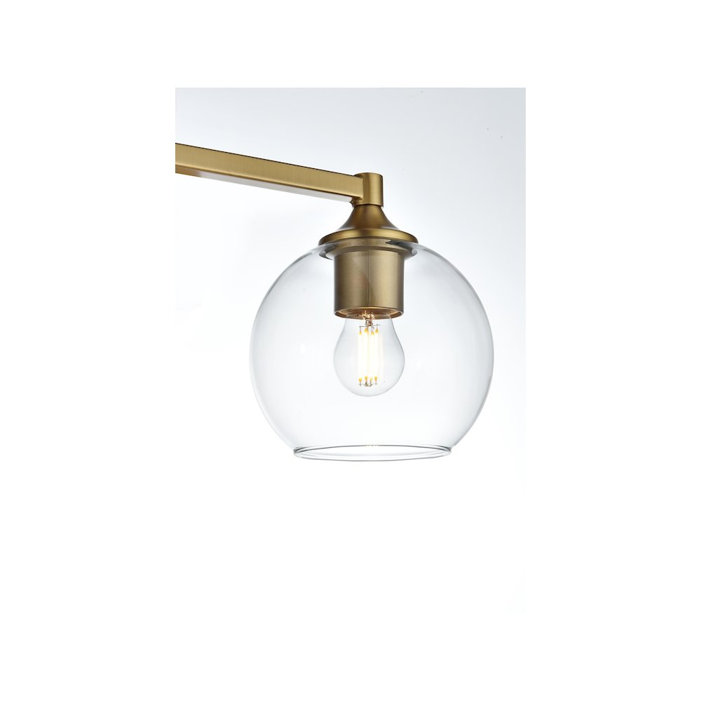 Eero 33 inch Wall Sconce in Satin Gold