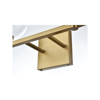 Eero 33 inch Wall Sconce in Satin Gold