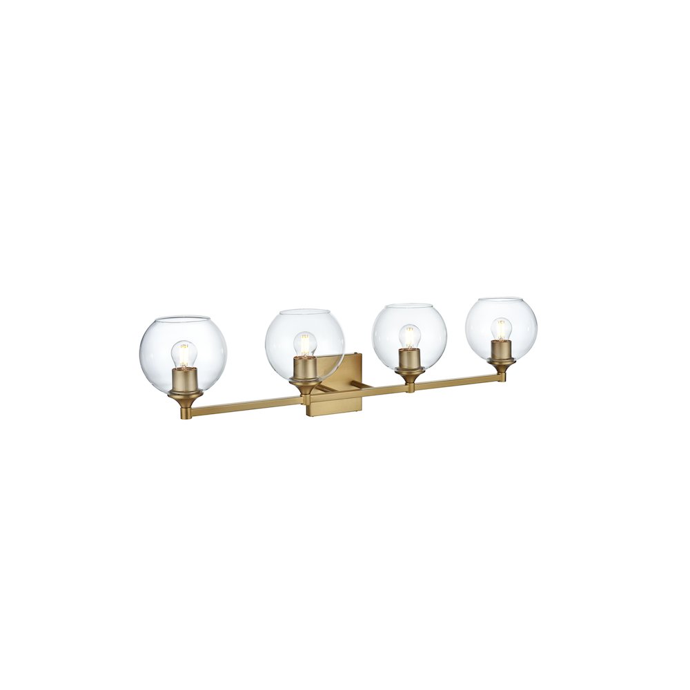 Eero 33 inch Wall Sconce in Satin Gold