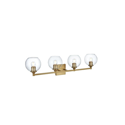 Eero 33 inch Wall Sconce in Satin Gold