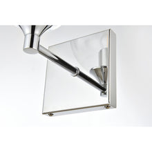Foster 1 light Chrome and Clear Bath Sconce