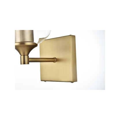 Eero 6 inch Wall Sconce in Satin Gold