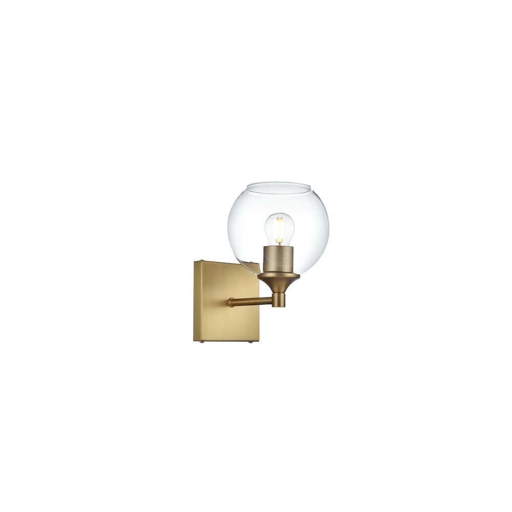 Eero 6 inch Wall Sconce in Satin Gold