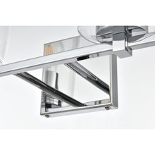 Kacey 2 light Chrome and Clear Bath Sconce