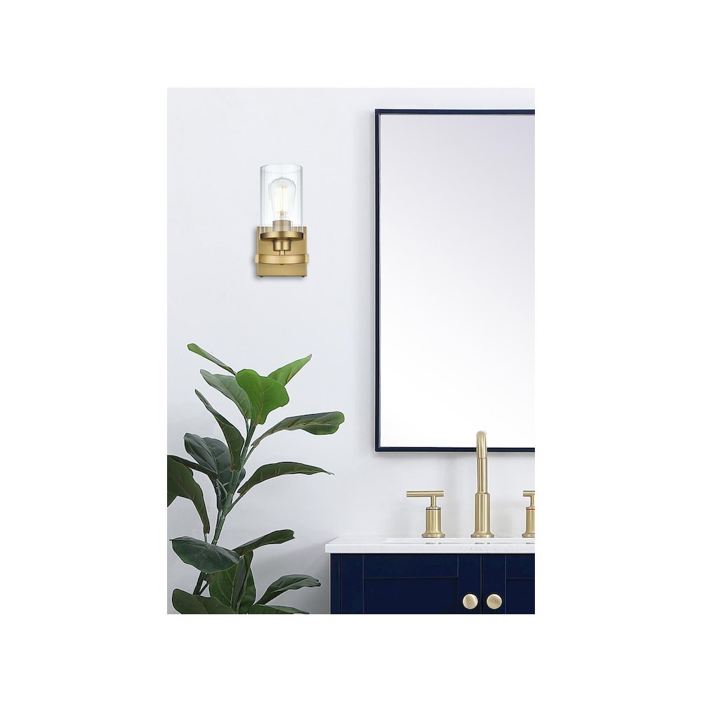 Thane 5 inch Wall Sconce in Satin Gold