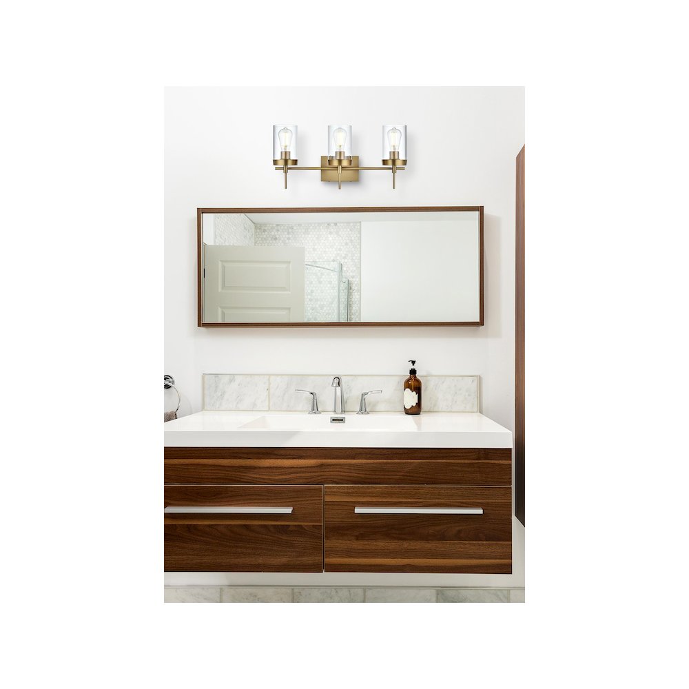 Taryin 24 inch Wall Sconce in Satin Gold