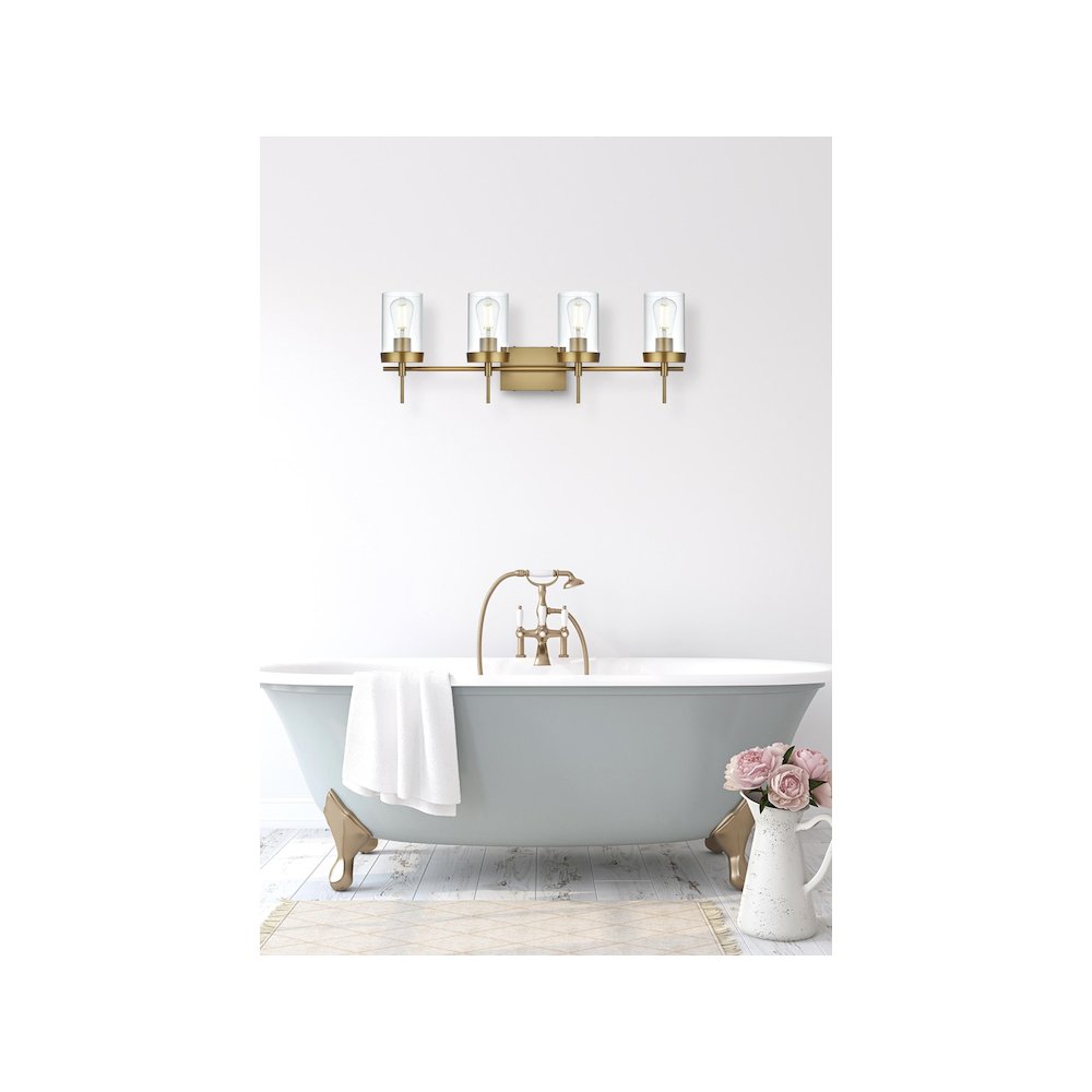 Taryin 32 inch Wall Sconce in Satin Gold