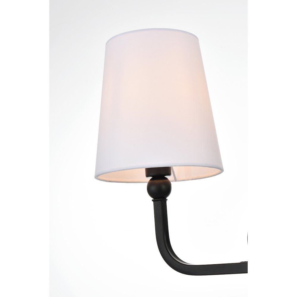 Colson 2 light Black and Clear Bath Sconce