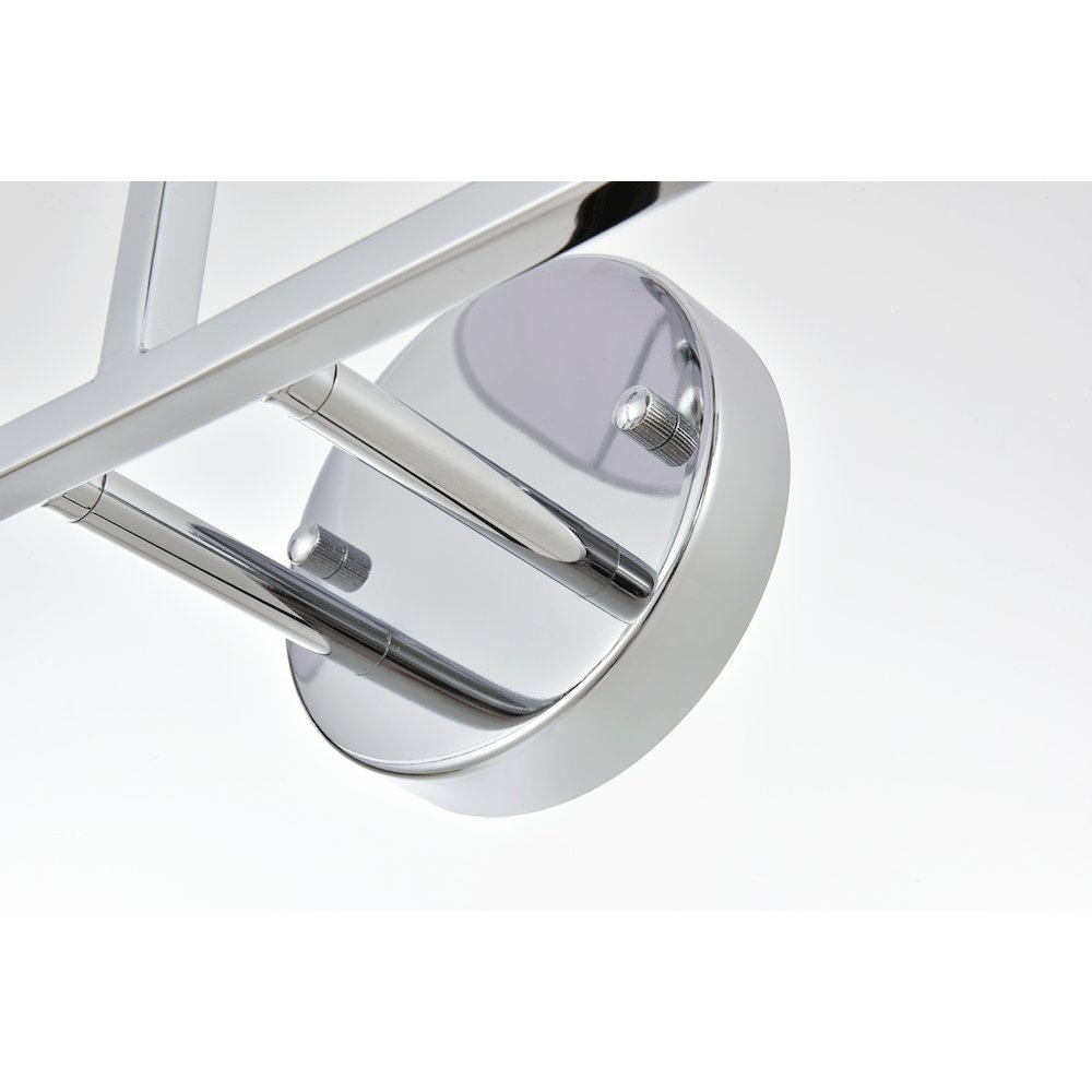 Colson 3 light Chrome and Clear Bath Sconce