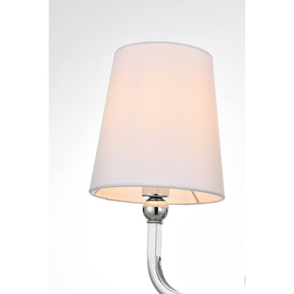 Colson 3 light Chrome and Clear Bath Sconce