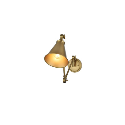 Vesa 6 inch Wall Sconce in Satin Gold