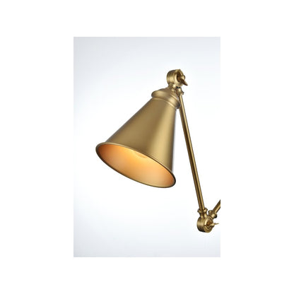 Vesa 6 inch Wall Sconce in Satin Gold