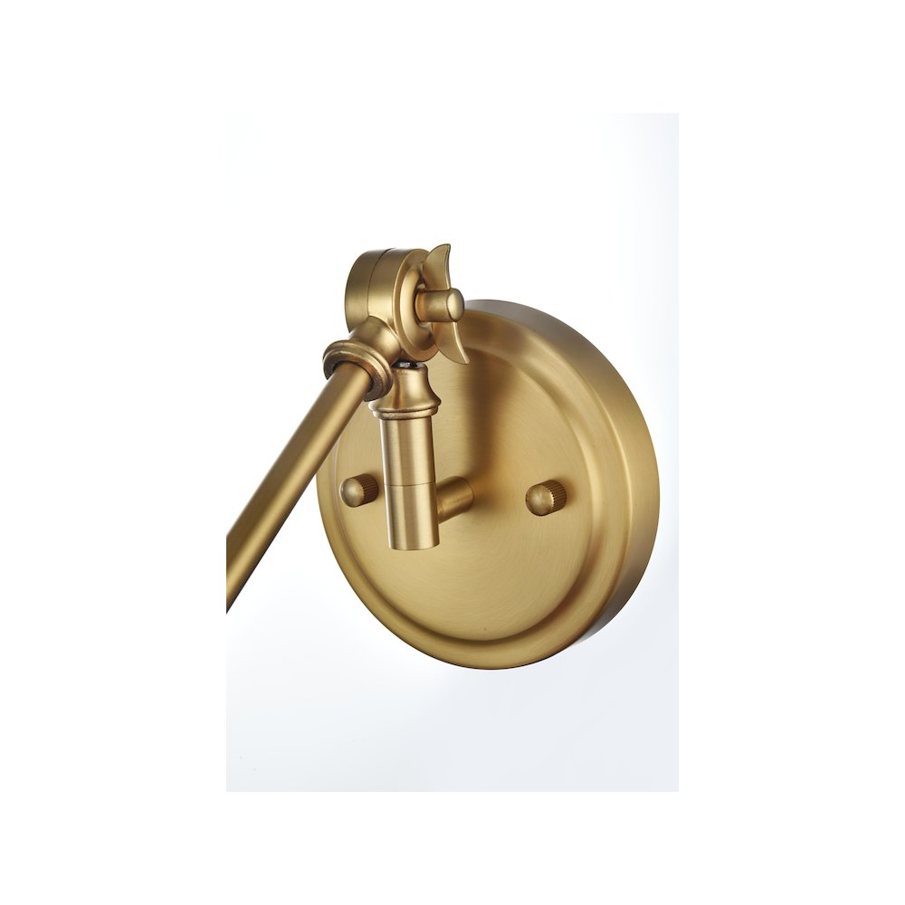 Vesa 6 inch Wall Sconce in Satin Gold