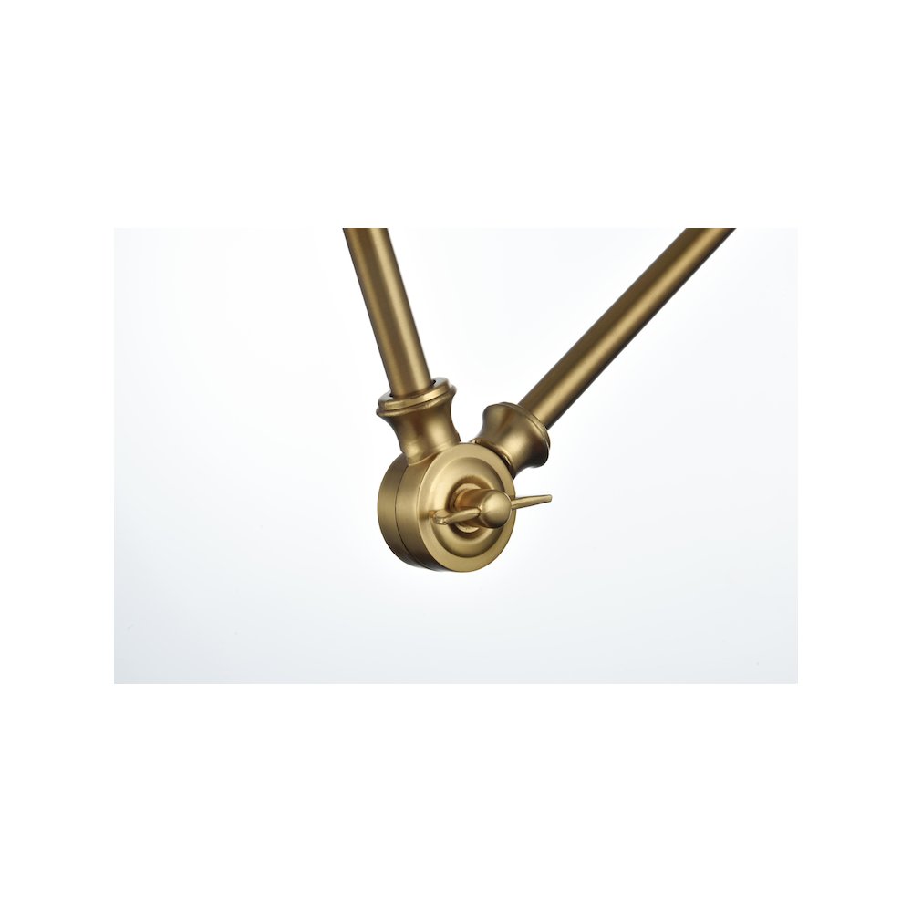 Vesa 6 inch Wall Sconce in Satin Gold