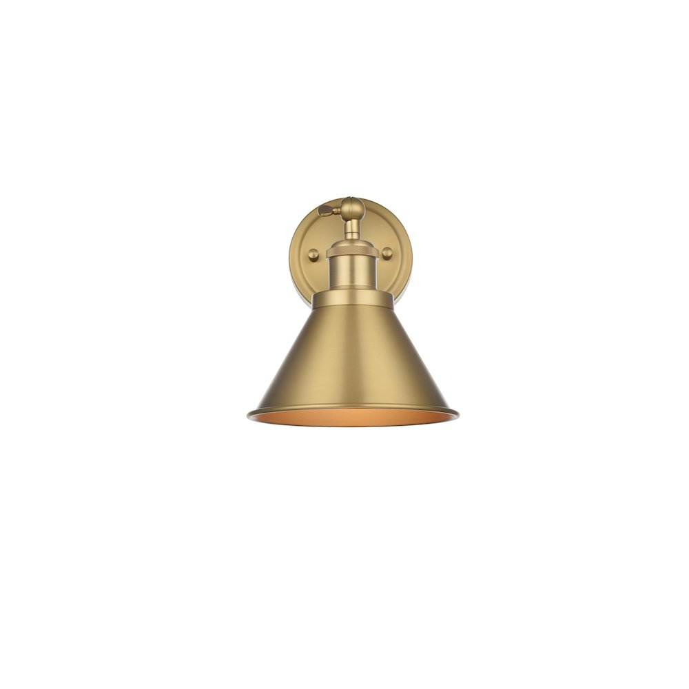 Vaman 7 inch Wall Sconce in Satin Gold