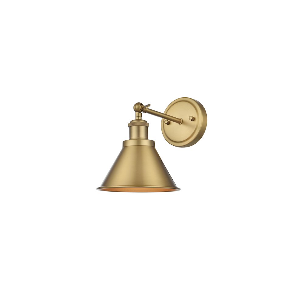 Vaman 7 inch Wall Sconce in Satin Gold