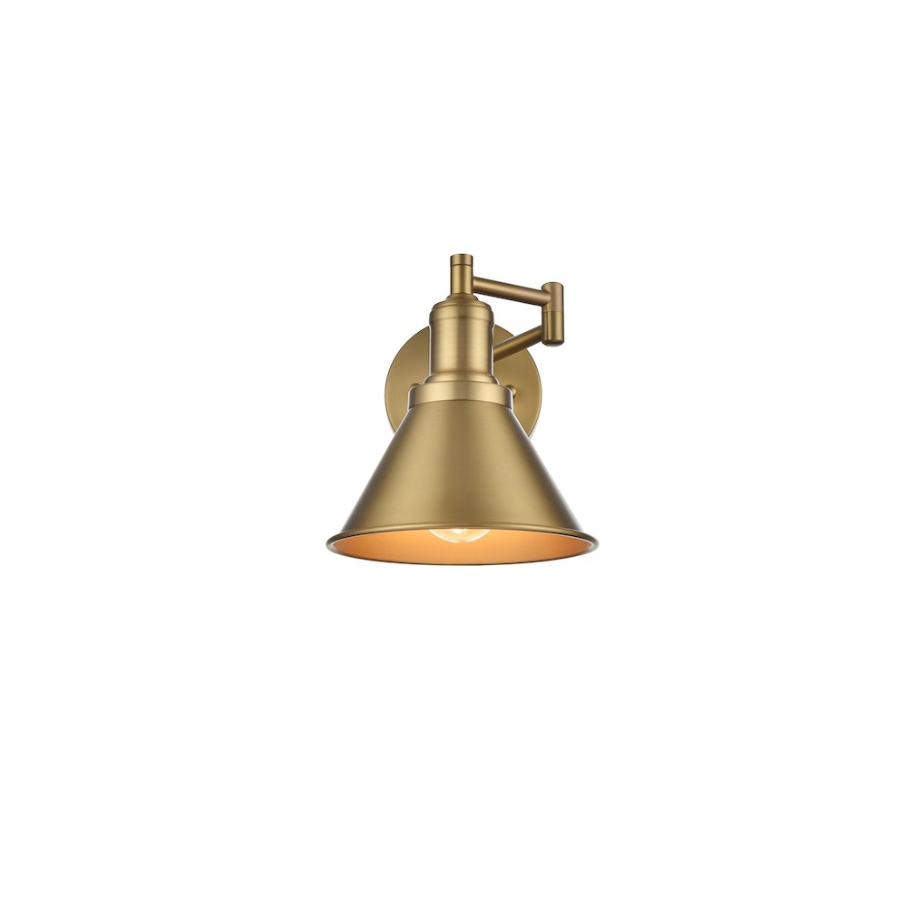 Varden 7 inch Wall Sconce in Satin Gold