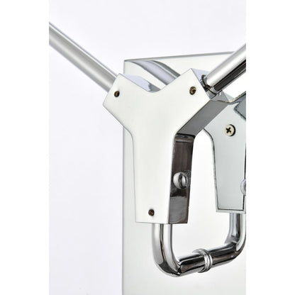 Zayne 2 Light Wall Sconce in Chrome