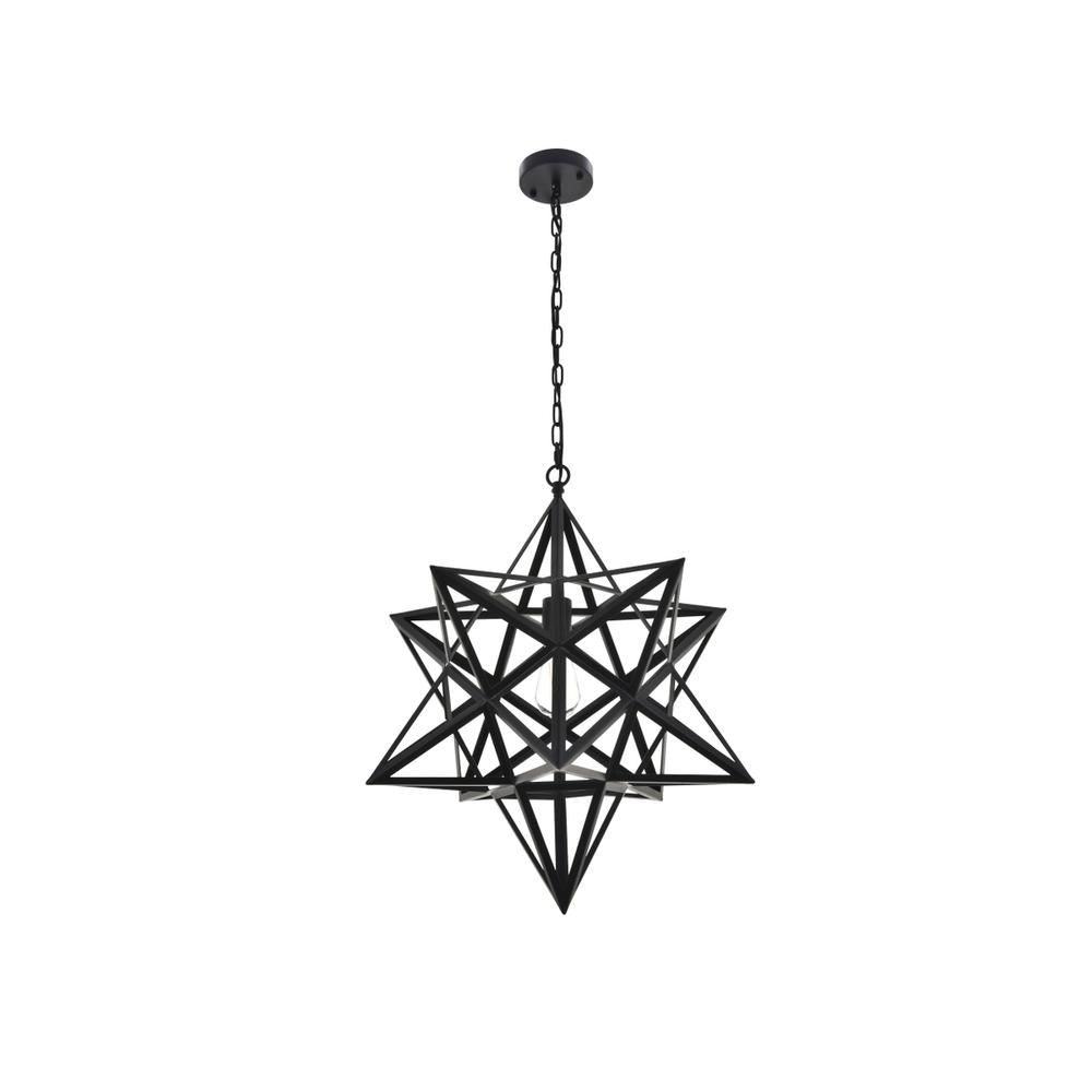 Nocturne 1 light black Pendant