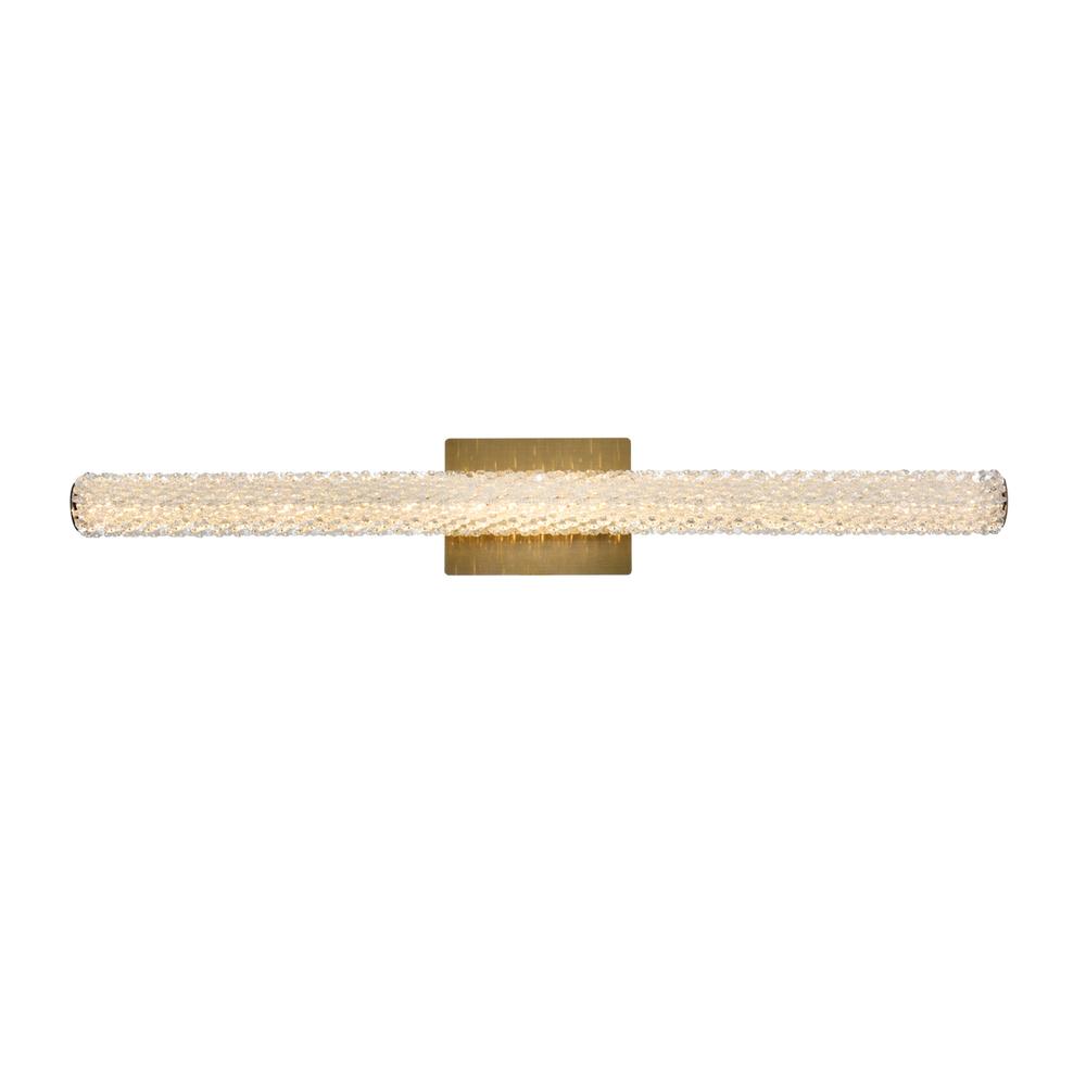 Bowen 36 inch Adjustable LED Wall Sconce in Satin Gold