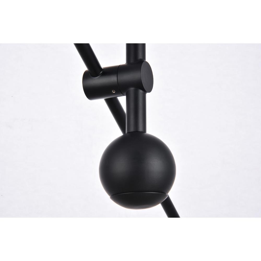 Axel 6 Lights Black Pendant