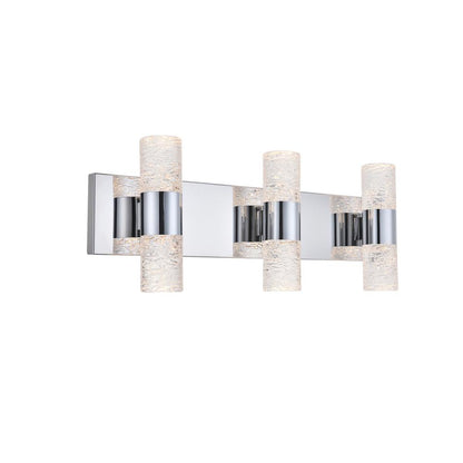 Vega 6 light Chrome LED Wall Sconce