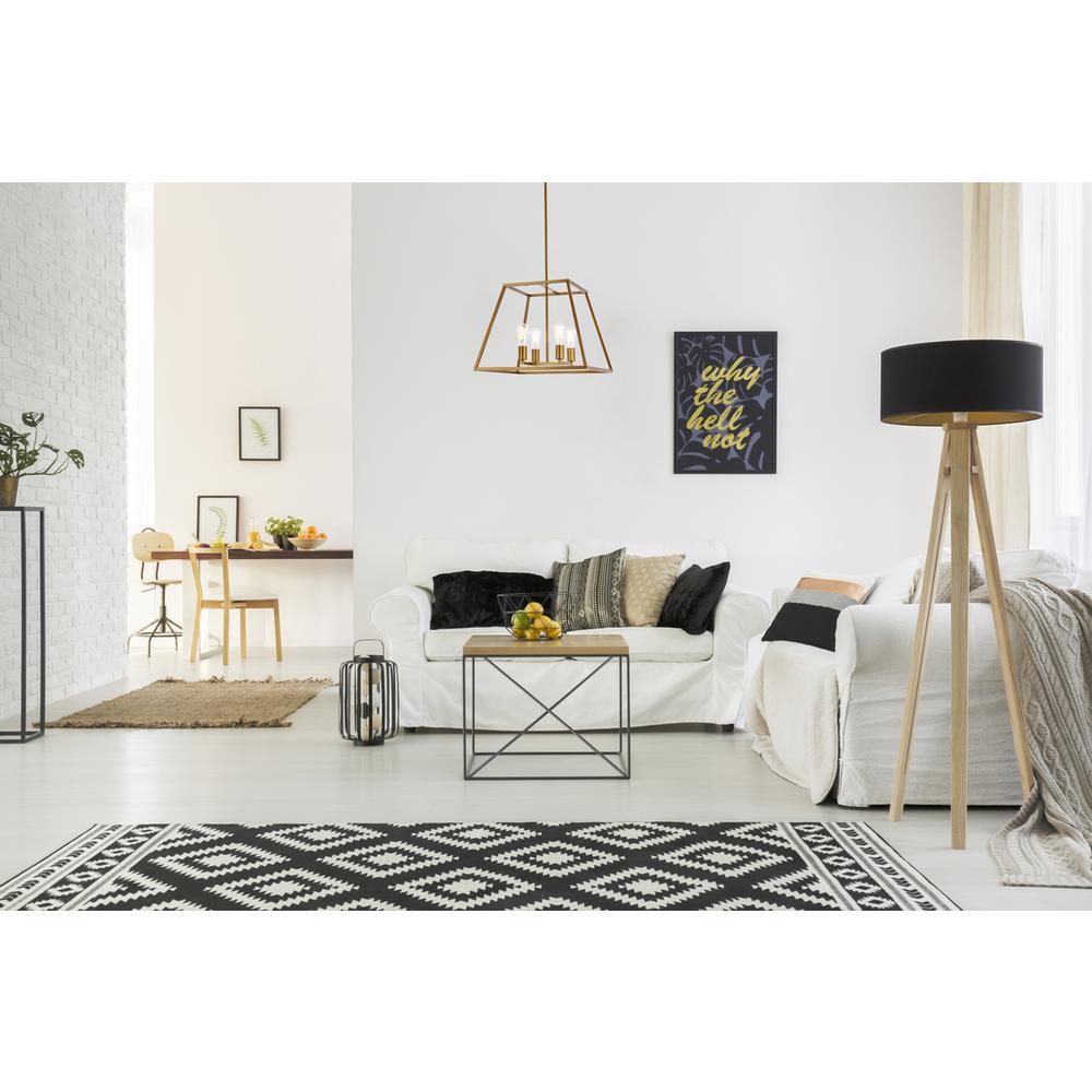Declan 20 inch pendant in brass