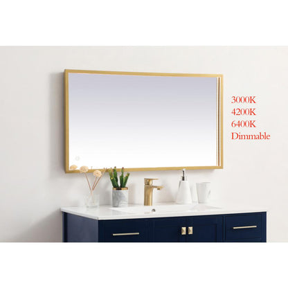 Pier 20x36 inch LED mirror with adjustable color temperature