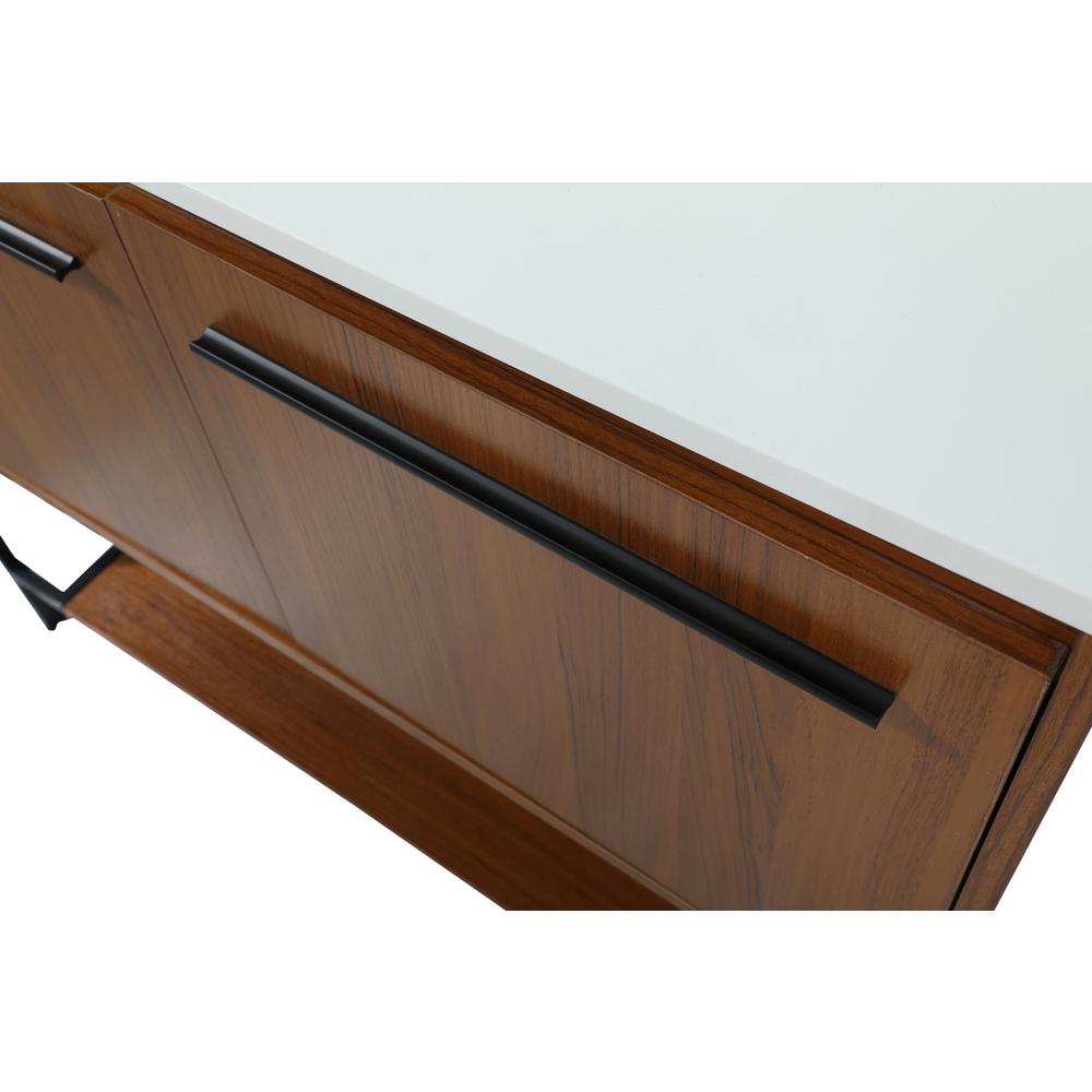 40 inch Single bathroom vanity in teak