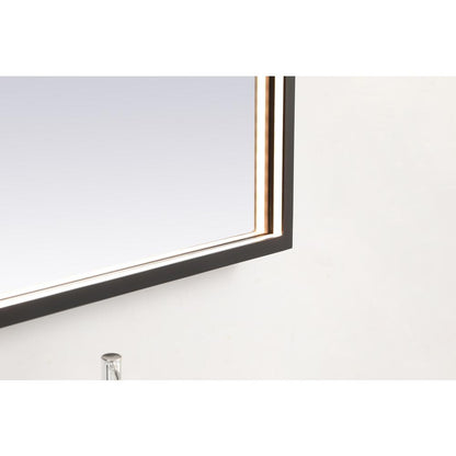 Pier 24x40 inch LED mirror with adjustable color temperature