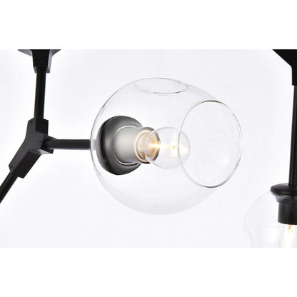 Cavoli 9 lights black chandelier