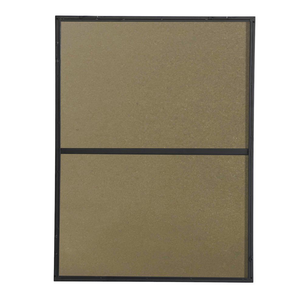 Metal frame Rectangle Mirror 24 inch Black finish