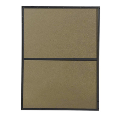 Metal frame Rectangle Mirror 24 inch Black finish