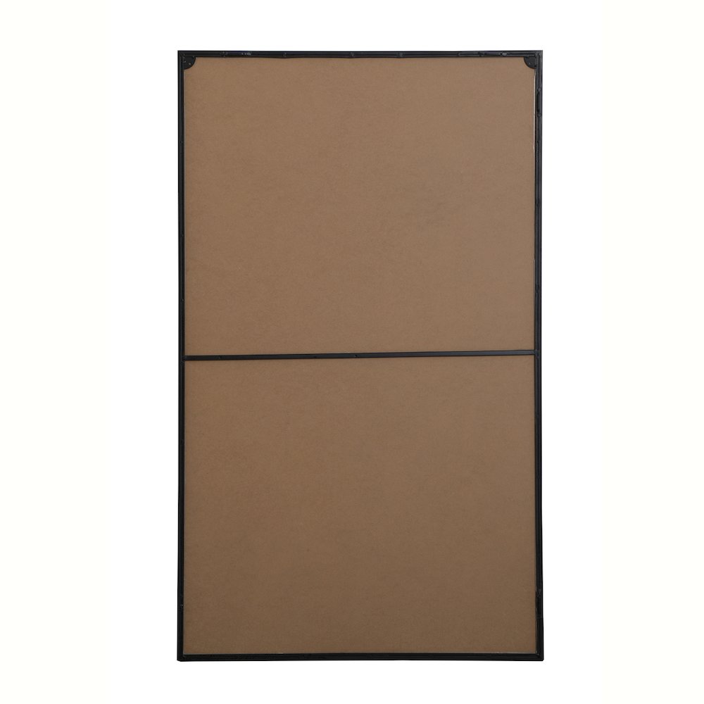 Metal frame rectangle mirror 36 inch in Black