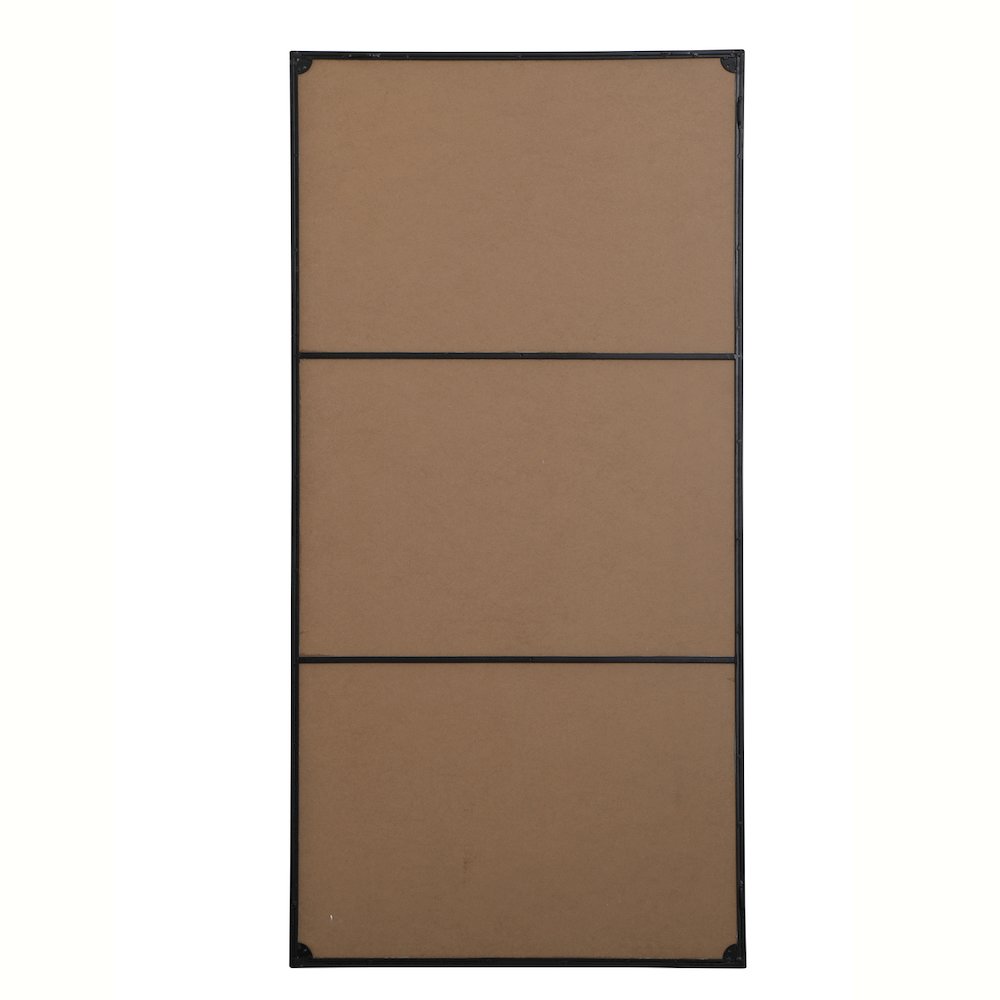 Metal frame rectangle mirror 36 inch in Black